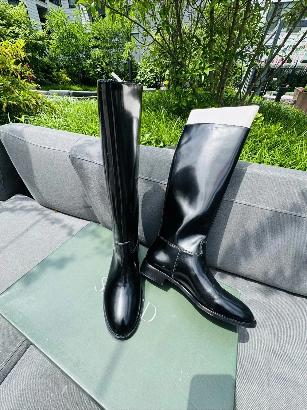 Black Over-the-Knee Boots New in Box Size39/ US8